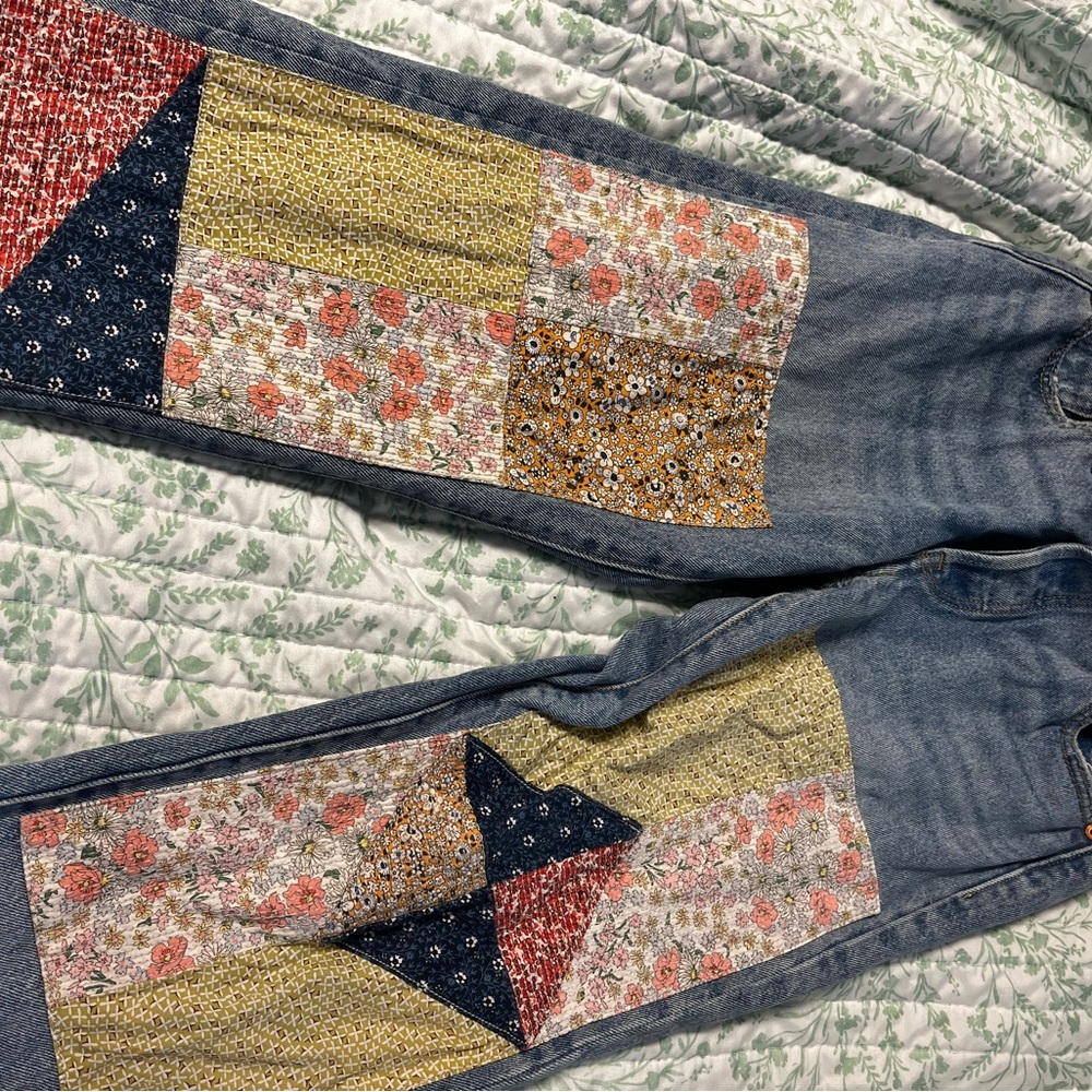 Patchwork Levi Jeans